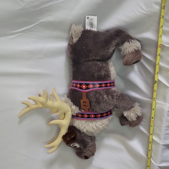 Disney Frozen Sven Reindeer plush Big Articulated 15"x16" See Antlers - Picture 11 of 17